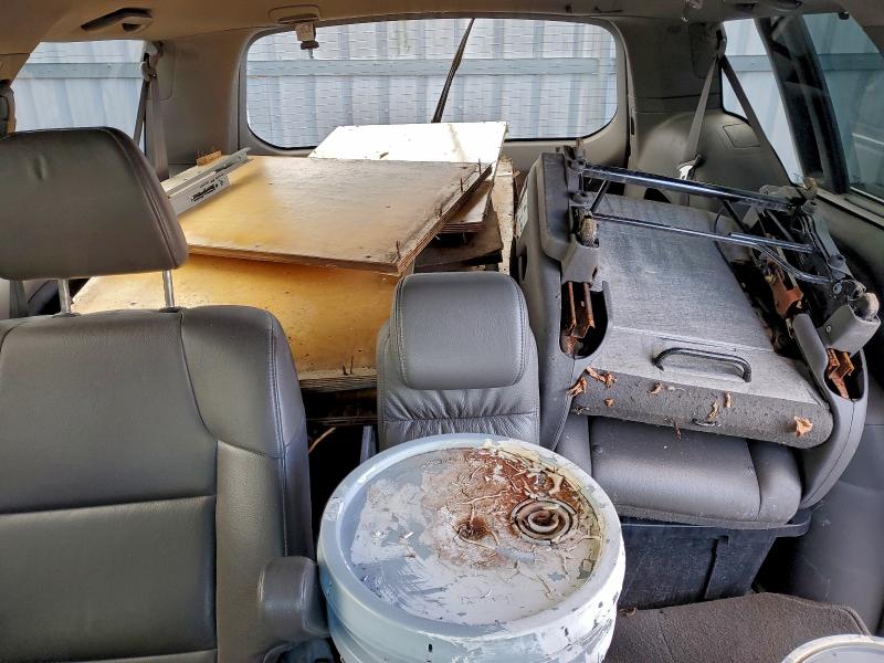 5FNRL38608B500889 - 2008 HONDA ODYSSEY EXL WHITE photo 10