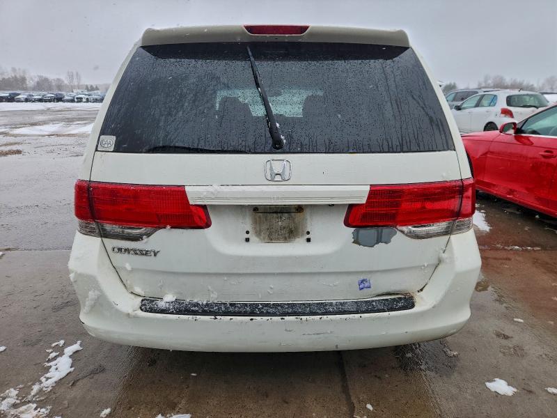 5FNRL38608B500889 - 2008 HONDA ODYSSEY EXL WHITE photo 6