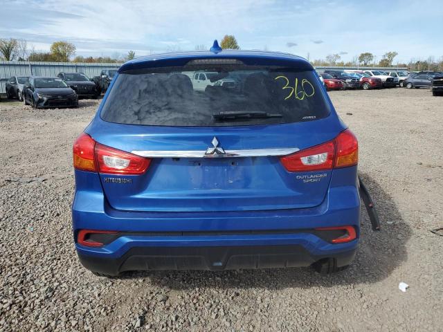 JA4AR3AU3JU004772 - 2018 MITSUBISHI OUTLANDER SPORT ES Niebieski zdjęcie 6