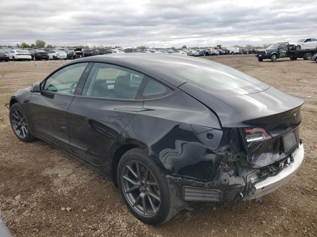 5YJ3E1EA8NF103195 - 2022 TESLA MODEL 3 BLACK photo 2