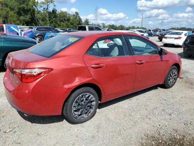 5YFBURHE7JP803686 - 2018 TOYOTA COROLLA L Czerwony zdjęcie 3