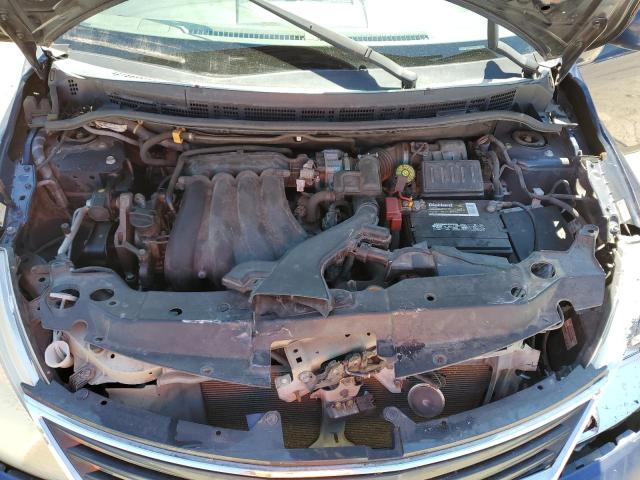 3N1BC1CP9CK266731 - 2012 NISSAN VERSA S BLUE photo 12