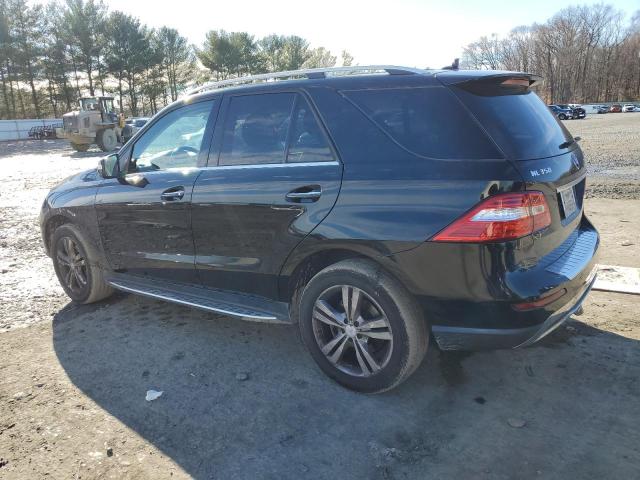 4JGDA5HB0DA143091 - 2013 MERCEDES-BENZ ML 350 4MATIC BLACK photo 2