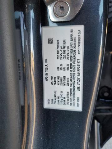 5YJ3E1EA4RF741577 - 2024 TESLA MODEL 3 Noir photo 13