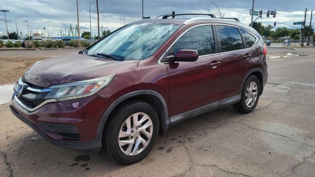 2HKRM3H71FH548664 - 2015 HONDA CR-V EXL MAROON photo 2
