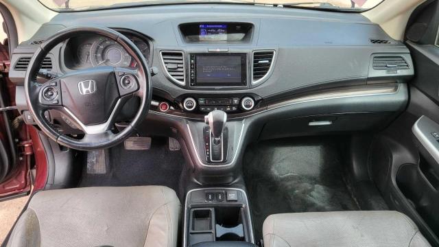 2HKRM3H71FH548664 - 2015 HONDA CR-V EXL MAROON photo 9