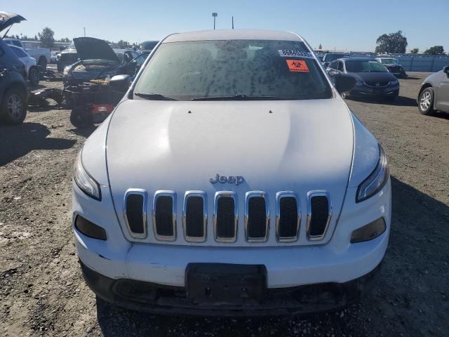 1C4PJLAB3HW574579 - 2017 JEEP CHEROKEE SPORT WHITE photo 5