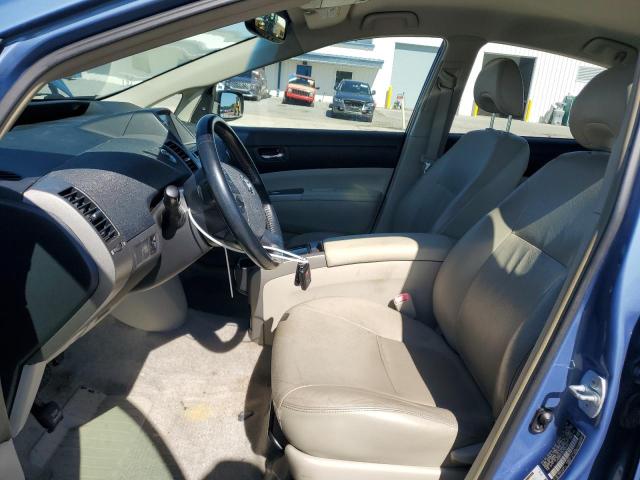 JTDKB20U387805821 - 2008 TOYOTA PRIUS BLUE photo 7