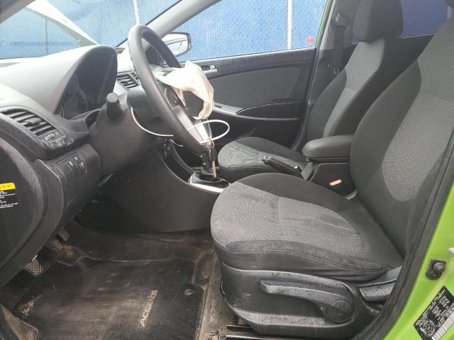 KMHCT5AE4DU120910 - 2013 HYUNDAI ACCENT GLS 绿色 照片 7