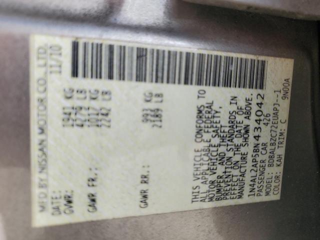 1N4AL2AP5BN434042 - 2011 NISSAN ALTIMA BASE Or photo 12