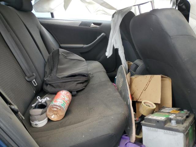 3VWD17AJXFM305264 - 2015 VOLKSWAGEN JETTA SE BLUE photo 10