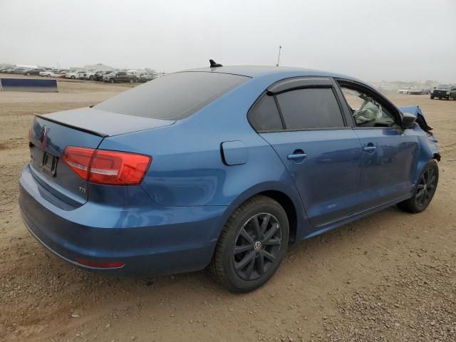 3VWD17AJXFM305264 - 2015 VOLKSWAGEN JETTA SE BLUE photo 3