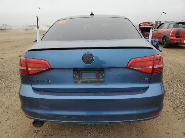 3VWD17AJXFM305264 - 2015 VOLKSWAGEN JETTA SE BLUE photo 6