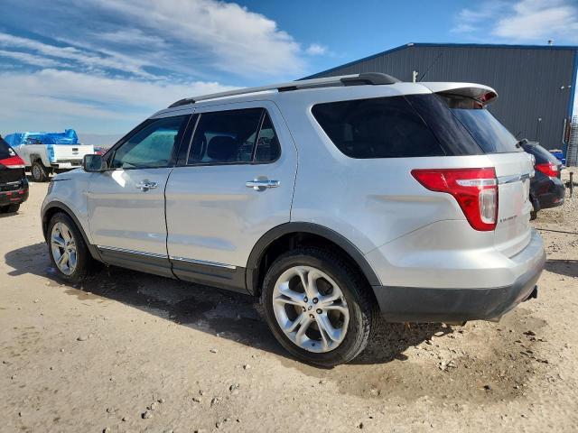 1FM5K8F84EGC59743 - 2014 FORD EXPLORER LIMITED SILVER photo 2