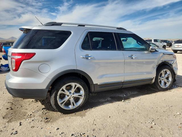 1FM5K8F84EGC59743 - 2014 FORD EXPLORER LIMITED SILVER photo 3