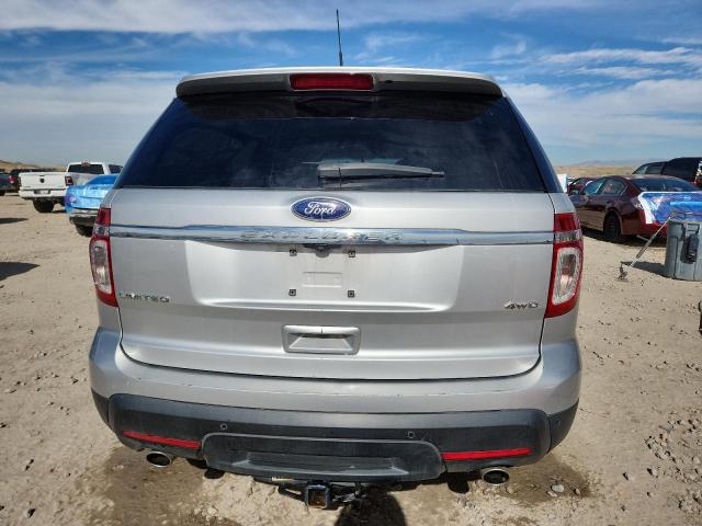 1FM5K8F84EGC59743 - 2014 FORD EXPLORER LIMITED SILVER photo 6