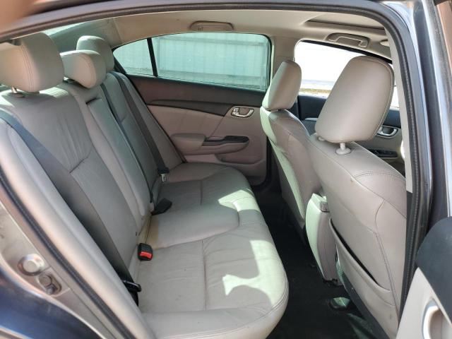 19XFB2F9XDE004012 - 2013 HONDA CIVIC EXL GRAY photo 10