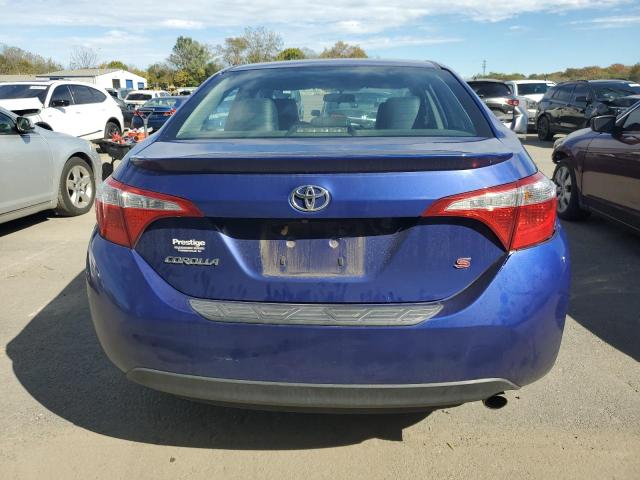 2T1BURHE6GC567475 - 2016 TOYOTA COROLLA L BLUE photo 6