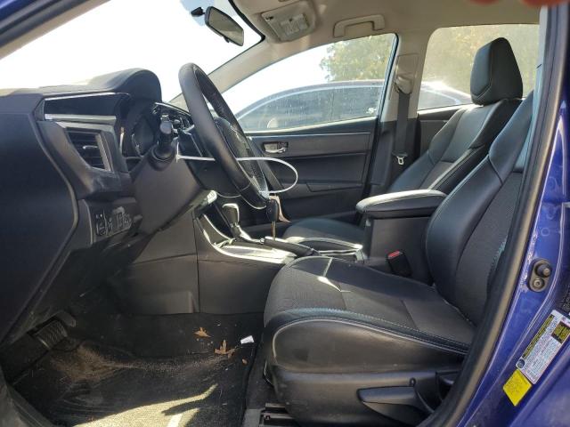 2T1BURHE6GC567475 - 2016 TOYOTA COROLLA L BLUE photo 7