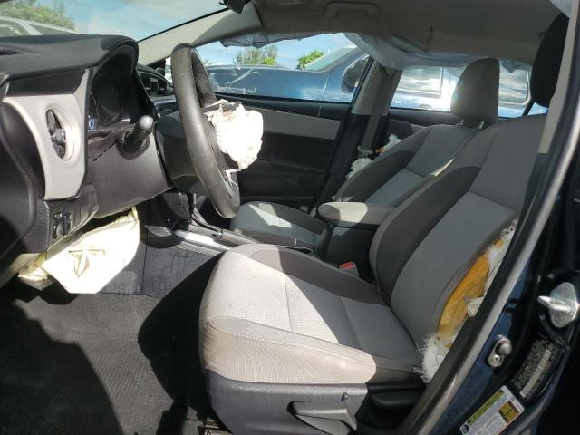 2T1BURHE6HC792755 - 2017 TOYOTA COROLLA L BLUE photo 7