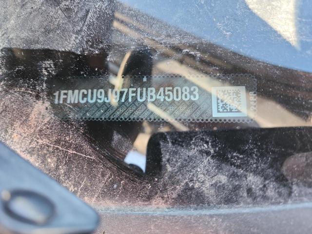 1FMCU9J97FUB45083 - 2015 FORD ESCAPE TITANIUM Grafit foto 12