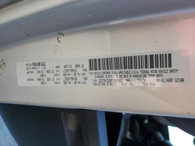 3C6TRVDG9FE507882 - 2015 RAM PROMASTER 2500 HIGH ნაცრისფერი ფოტო 13
