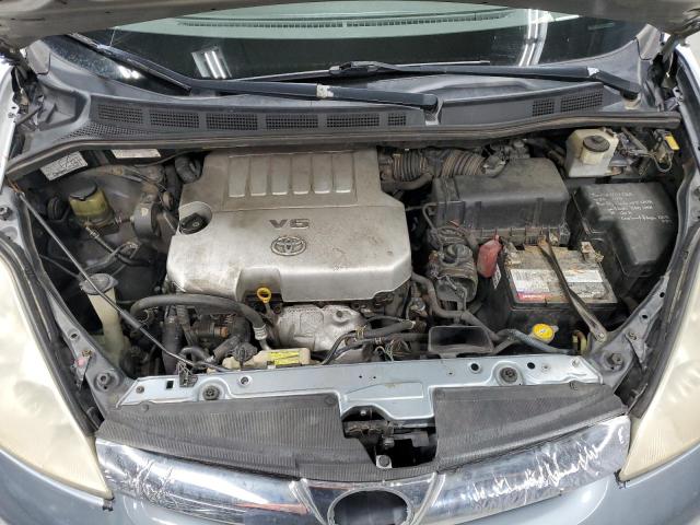 5TDBK22C98S016762 - 2008 TOYOTA SIENNA XLE WHITE photo 12