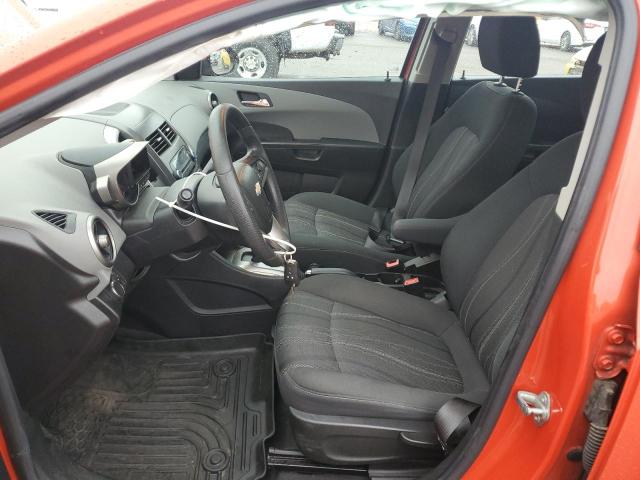 1G1JC6SH1C4118243 - 2012 CHEVROLET SONIC LT ORANGE photo 7