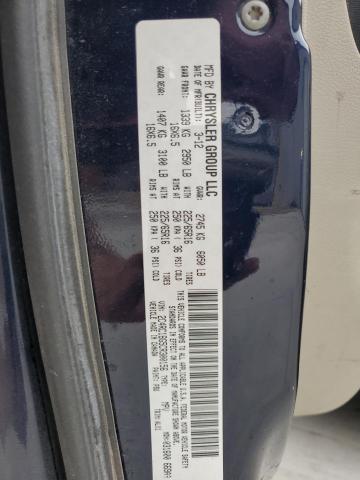 2C4RC1BG5CR300156 - 2012 CHRYSLER TOWN & COU TOURING Mavi foto 14