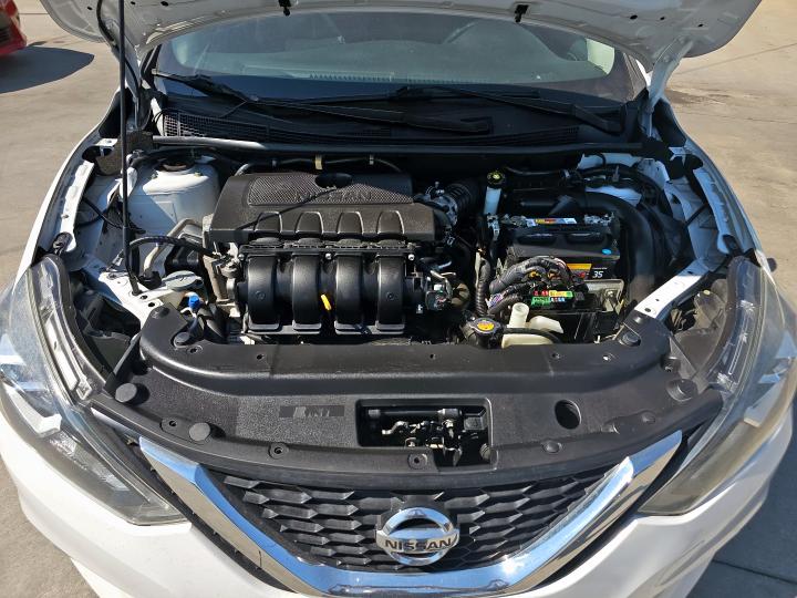 3N1AB7AP2HY220814 - 2017 NISSAN SENTRA S WHITE photo 7