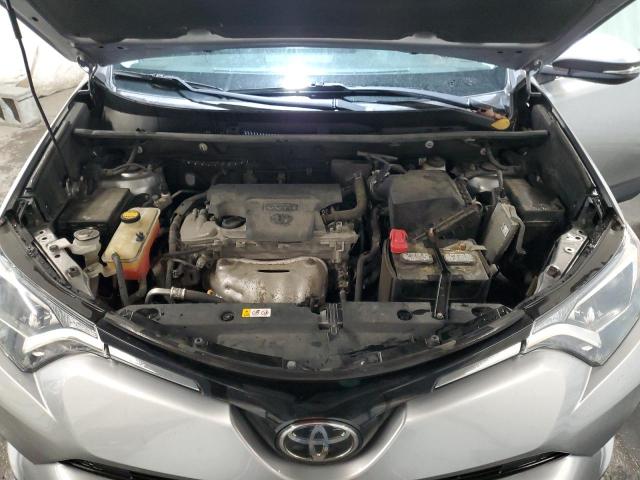 2T3RFREV1HW684482 - 2017 TOYOTA RAV4 XLE ვერცხლისფერი ფოტო 12