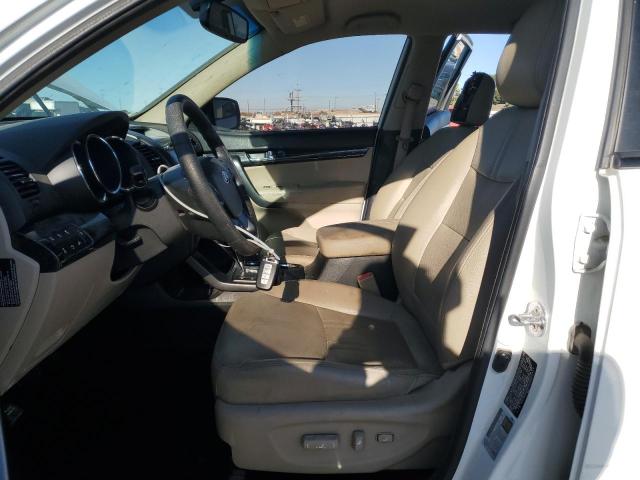 5XYKUDA63CG262844 - 2012 KIA SORENTO EX WHITE photo 7