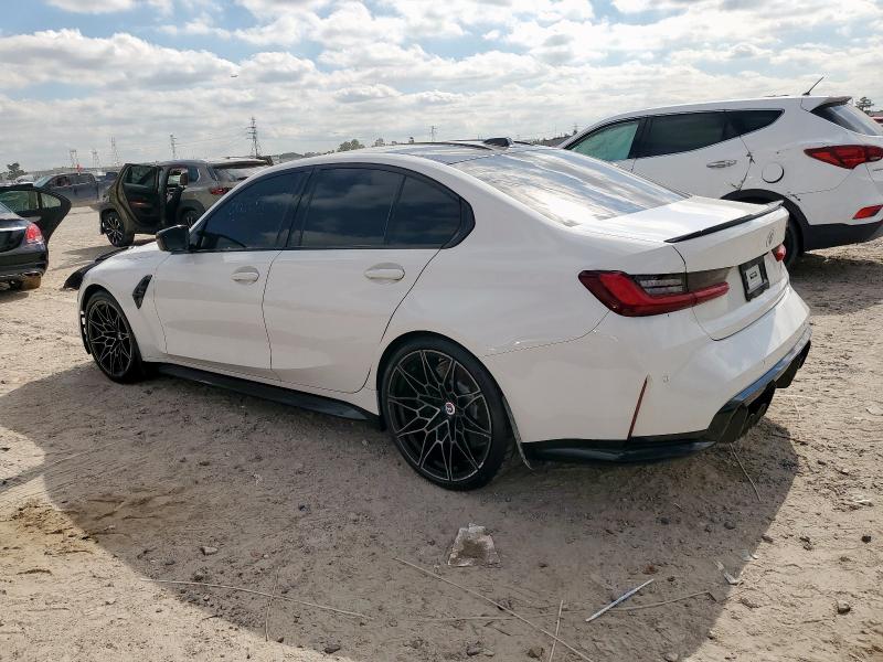 WBS33AY00PFN54332 - 2023 BMW M3 COMPETITION WHITE photo 2