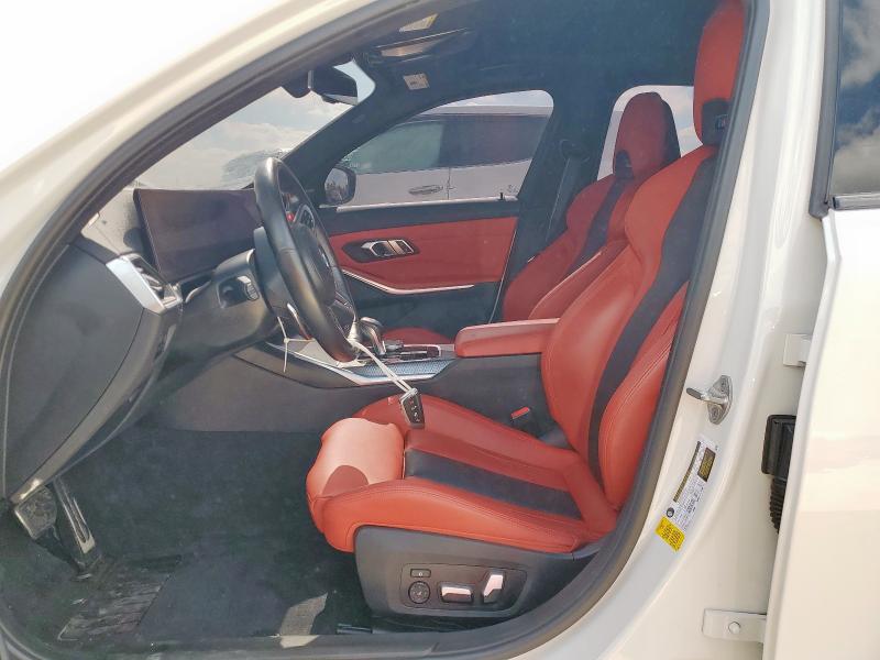 WBS33AY00PFN54332 - 2023 BMW M3 COMPETITION WHITE photo 7