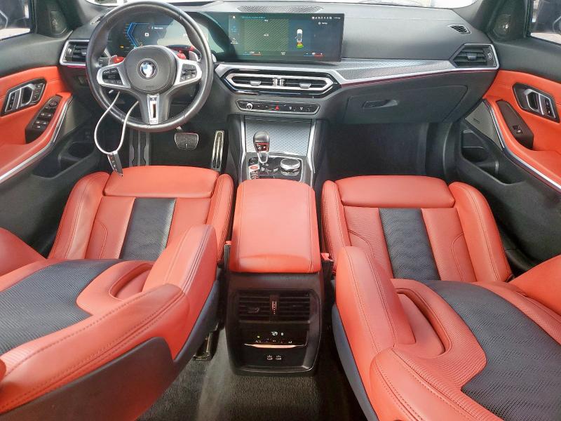 WBS33AY00PFN54332 - 2023 BMW M3 COMPETITION WHITE photo 8