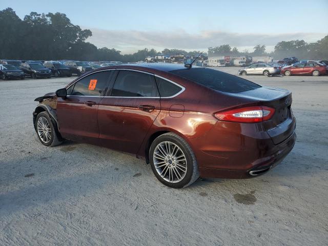 3FA6P0H90FR231679 - 2015 FORD FUSION SE BURGUNDY photo 2
