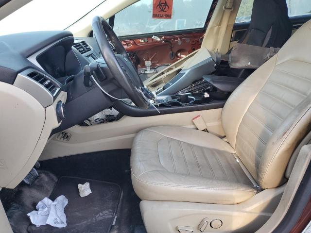 3FA6P0H90FR231679 - 2015 FORD FUSION SE BURGUNDY photo 7