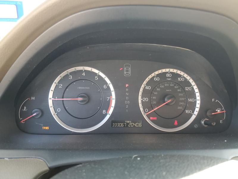 5KBCP3F8XAB005508 - 2010 HONDA ACCORD EXL BEIGE photo 9