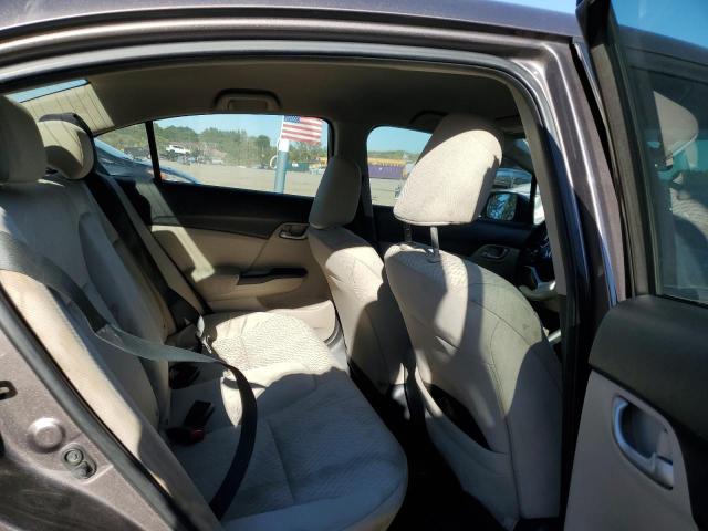 19XFB2F5XEE205486 - 2014 HONDA CIVIC LX GRAY photo 10