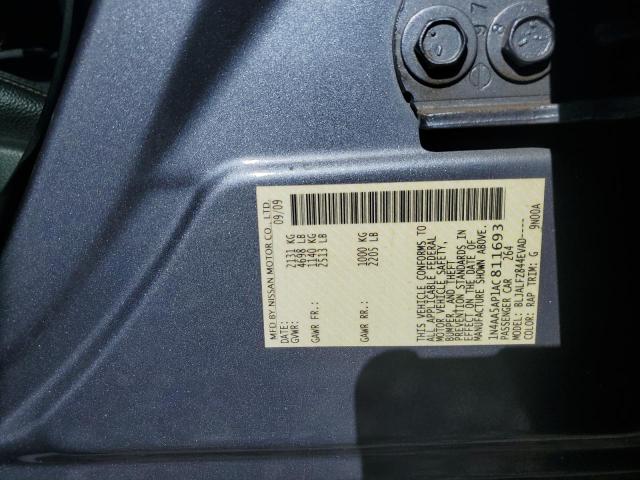 1N4AA5AP1AC811693 - 2010 NISSAN MAXIMA S BLUE photo 13