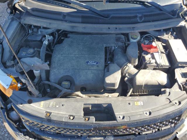 1FM5K7F84DGA08701 - 2013 FORD EXPLORER LIMITED Чорний фото 12