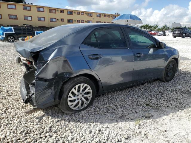 2T1BURHE2KC172878 - 2019 TOYOTA COROLLA L Gri fotoğraf 3