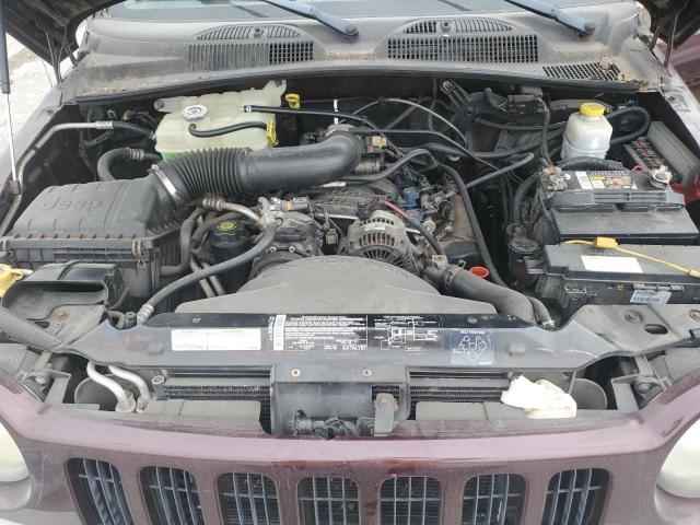 1J4GL48KX4W167806 - 2004 JEEP LIBERTY SPORT Lila Foto 11