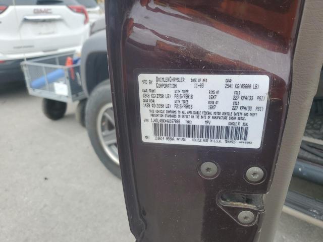 1J4GL48KX4W167806 - 2004 JEEP LIBERTY SPORT Lila Foto 12