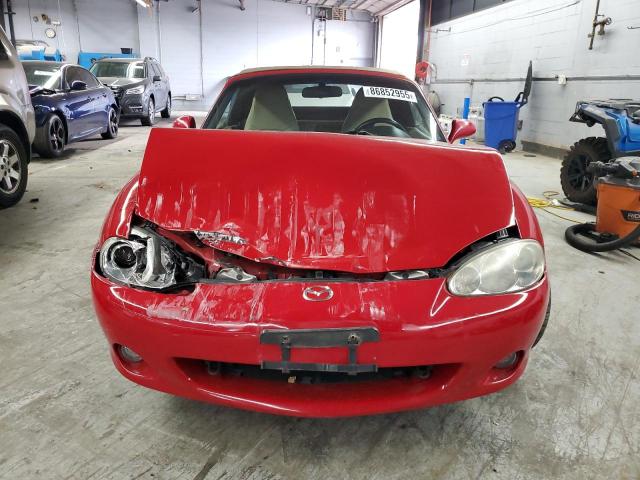 JM1NB353510218473 - 2001 MAZDA MX-5 MIATA BASE RED photo 5
