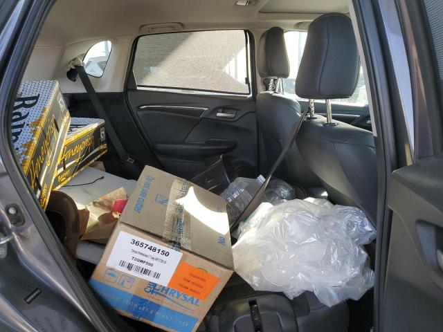 3HGGK5H81FM740129 - 2015 HONDA FIT EX GRAY photo 10