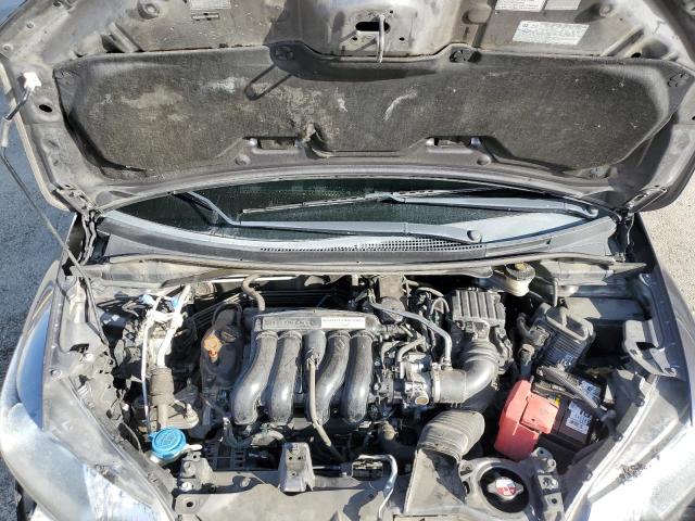 3HGGK5H81FM740129 - 2015 HONDA FIT EX GRAY photo 11