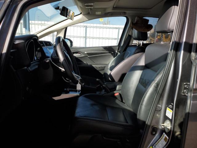 3HGGK5H81FM740129 - 2015 HONDA FIT EX GRAY photo 7