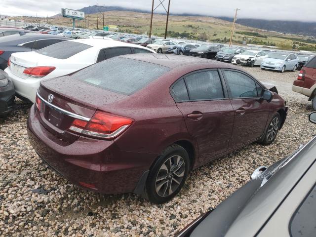 19XFB2F86FE010593 - 2015 HONDA CIVIC EX MAROON photo 3