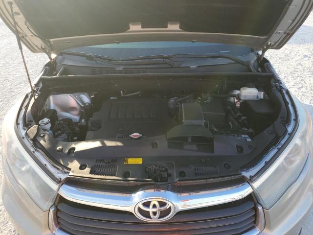 5TDKKRFH1GS144037 - 2016 TOYOTA HIGHLANDER XLE BEIGE photo 12